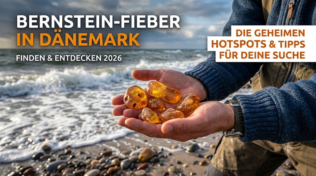 Bernstein in Dänemark finden – Eindruck aus Småland, Schweden