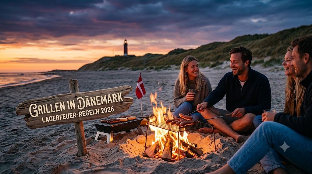 Grillen-lagerfeuer-Dänemark-regeln – Eindruck aus Småland, Schweden