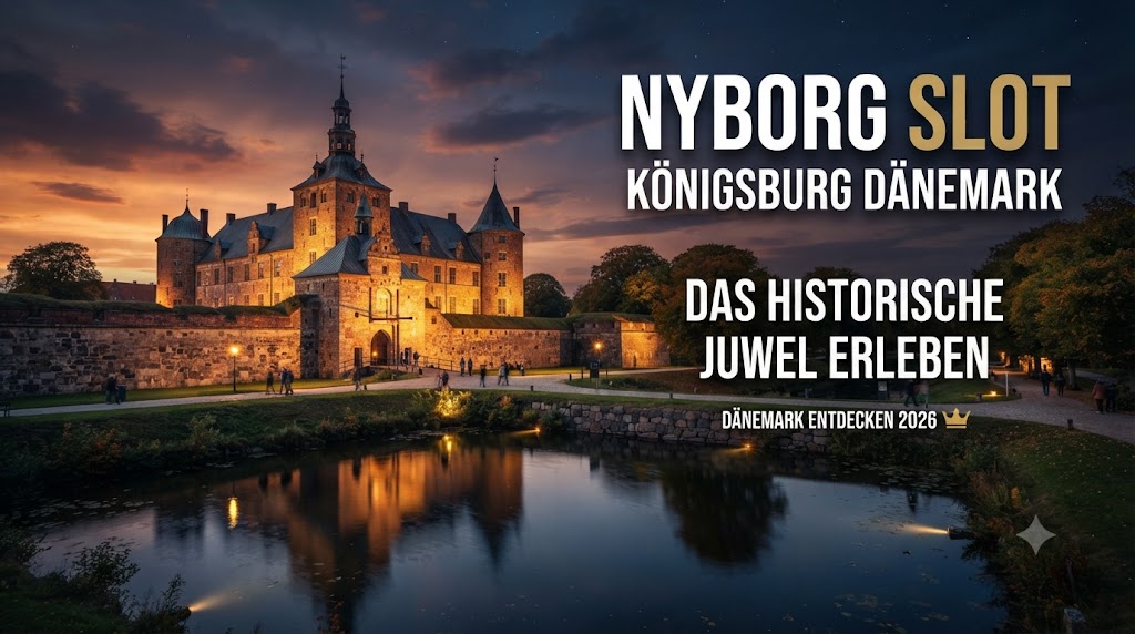 Nyborg Slot Eine der ältesten erhaltenen Königsburgen Dänemarks, direkt an der Brücke über den Großen Belt. – Eindruck aus Småland, Schweden