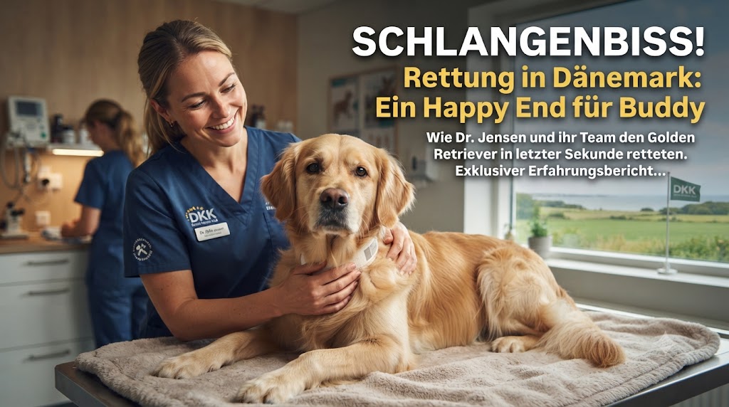 Schlangen biss Tierklinink Dänemark – Eindruck aus Småland, Schweden