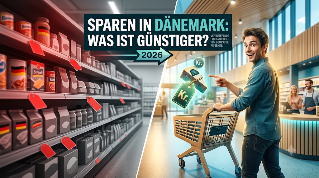 Was ist in Dänemark günstiger als in Deutschland – Eindruck aus Dänemark